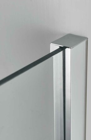 Душевой уголок Vincea Alpha 150x80 VSR-3AL8015MT профиль Хром стекло текстурное 