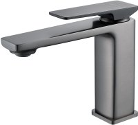 Смеситель для раковины Shevanik S8901T-1, оружейная сталь