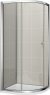 Душевой уголок Cezares Pratico R 1 90 C Cr + душевой трап 