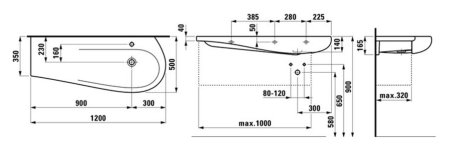 Раковина Laufen Alessi 8.1497.4.400.104.1 