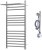 Электрический полотенцесушитель Point Аврора Премиум PN10150SPE П14 500x1000 с полкой левый/правый Хром 