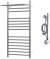 Электрический полотенцесушитель Point Аврора Премиум PN10150SPE П14 500x1000 с полкой левый/правый Хром 