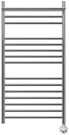 Электрический полотенцесушитель Point Аврора Премиум PN10150SPE П14 500x1000 с полкой левый/правый Хром 