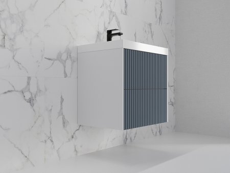 Тумба под раковину Style Line Стокгольм 60 ЛС-00002306 подвесная Графит софт 