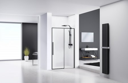 Душевая дверь в нишу RGW Stilvoll SV-12B 100х195 профиль черный 