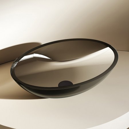 Раковина-чаша Abber Kristall 50 AT2802Onyx Черная 