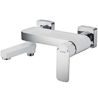 Смеситель для ванны Gappo G48 G3248 Белый Хром 