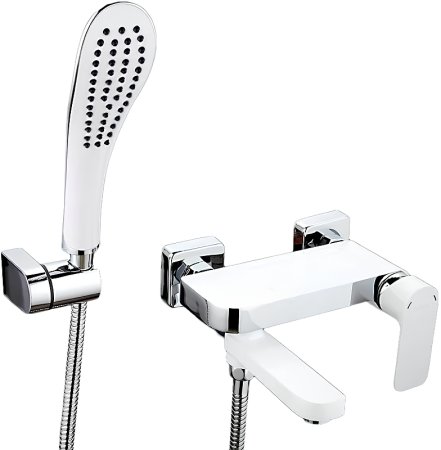 Смеситель для ванны Gappo G48 G3248 Белый Хром 