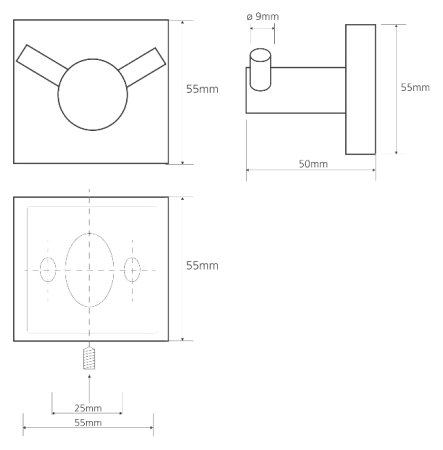 Крючок Bemeta Beta 132106032 