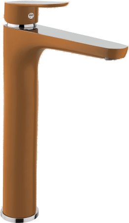 Смеситель для раковины Fiore KEVON CHIC 81MX8119, хром/коричневый 