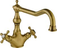 Смеситель для кухонной мойки Migliore Arcadia ML.CUC-8351.BR бронза