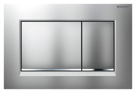 Система инсталляции для унитазов Geberit Duofix UP320 111.300.00.5 с кнопкой смыва матовый хром/хром 