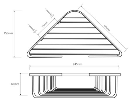Полка Bemeta Cytro 102308122 