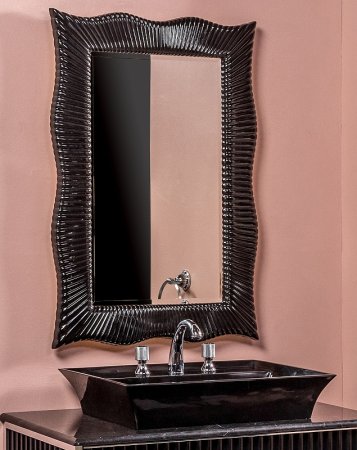 Зеркало Boheme Armadi Art NeoArt 70 558 с подсветкой Черный глянец 