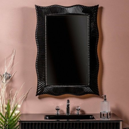 Зеркало Boheme Armadi Art NeoArt 70 558 с подсветкой Черный глянец 