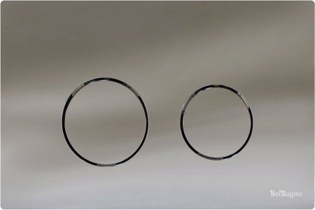 Кнопка смыва BelBagno Twin BB-P57120 хром 
