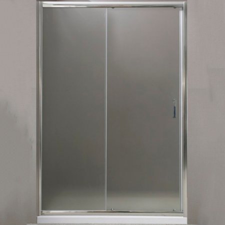Душевая дверь BelBagno Uno 120 UNO-195-BF-1-120-P-Cr профиль Хром стекло рифленое 