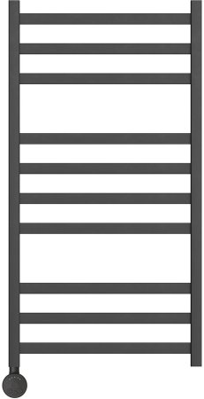 Полотенцесушитель электрический Point Меркурий PN83150BE П10 500x1000, левый/правый, черный 