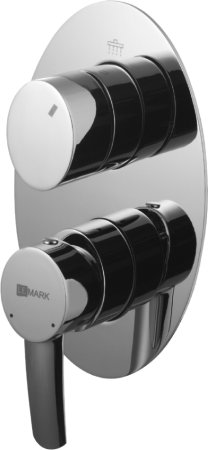 Смеситель Lemark Atlantiss LM3227C С ВНУТРЕННЕЙ ЧАСТЬЮ, для ванны с душем 