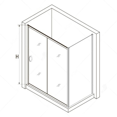 Душевой уголок RGW PA-76B (PA-016B + Z-050-2B) 1200x900 