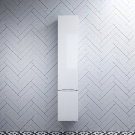 Шкаф пенал AM.PM Like 35 L M80CHL0356WG подвесной Белый 