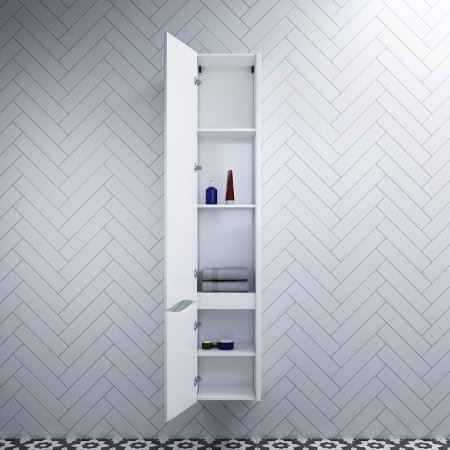 Шкаф пенал AM.PM Like 35 L M80CHL0356WG подвесной Белый 