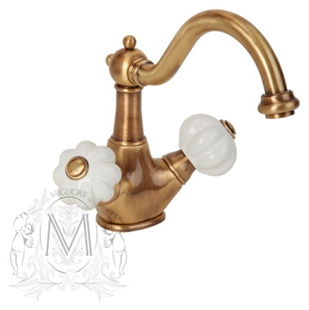 Смеситель Migliore Olivia ML.OLV-5834.Bi.Br для раковины 