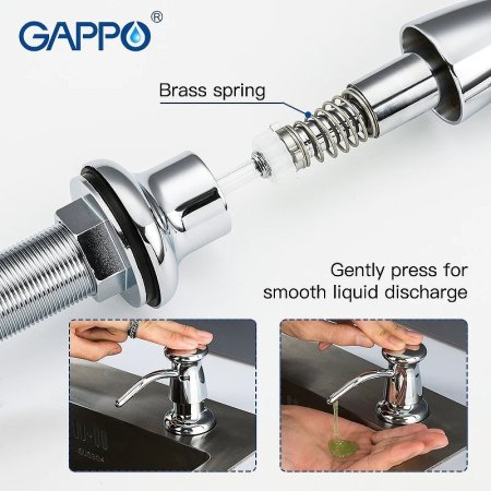 Дозатор для моющего средства Gappo G40 G403 Хром 