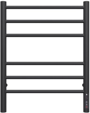 Полотенцесушитель электрический Terminus Аврора П6 450х60 КС, черный муар 