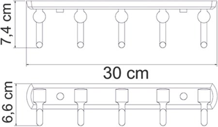 Крючок WasserKRAFT Oder K-3075 