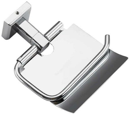 Держатель туалетной бумаги Gappo G38 G3803 с крышкой Хром 