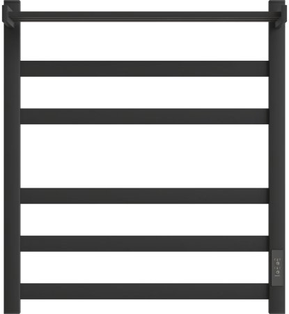 Полотенцесушитель электрический APEXTERMO Terra TR01164BM 600x400 с полкой, черный матовый 