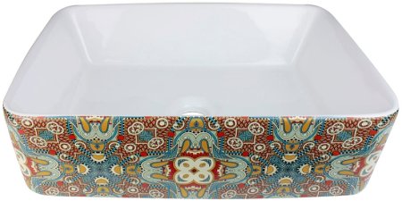 Раковина-чаша Bronze de Luxe Cozy 48 1237V Разноцветная 