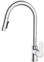 Смеситель IDDIS для кухни с выдвижным изливом хром Cuba (CUBSBP0i05)