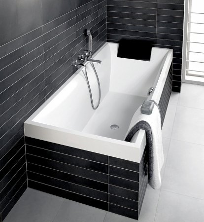 Квариловая ванна Villeroy & Boch Squaro UBQ180SQR2V-96 star white 