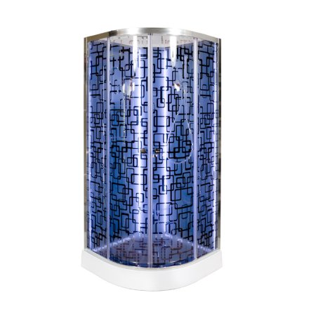 Душевая кабина Deto BМ1510 N LED BLACK 