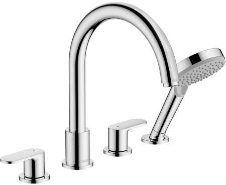 Смеситель на борт ванны Hansgrohe Vernis Blend 71456000 Хром 