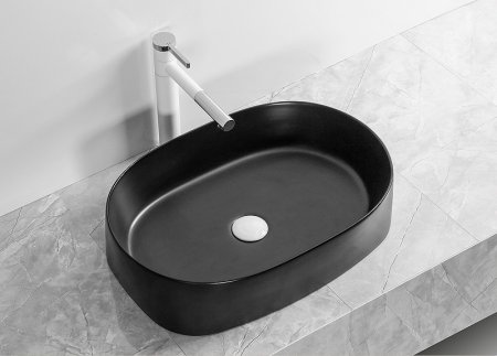 Раковина-чаша Ceruttispa 56 CR2691 СТ9535 Черная матовая 