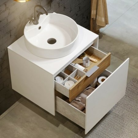 Корпус тумбы под раковину Aqwella 5 Stars Mobi 60 MOB0106W подвесной Белый 