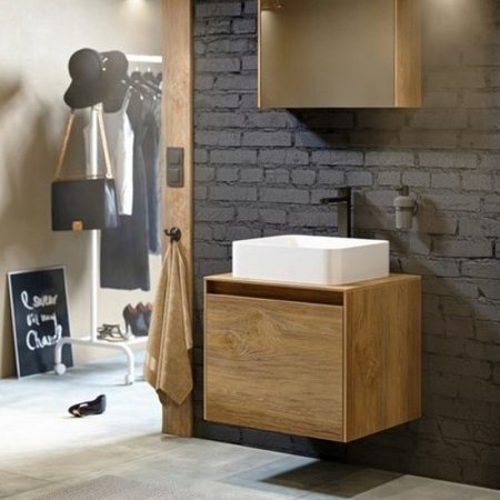 Корпус тумбы под раковину Aqwella 5 Stars Mobi 60 MOB0106W подвесной Белый 