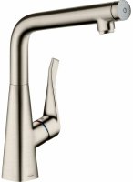 Смеситель для кухни Hansgrohe Metris Select M712-H320 73810800 Сталь