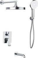 Душевая система HAIBA встраиваемая хром (HB80553)