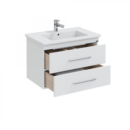 Тумба Санта Вегас 75 подвесная с умывальником Оскар 75 