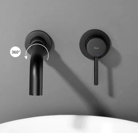 Смеситель для раковины без донного клапана Rea Lungo REA-B0371 