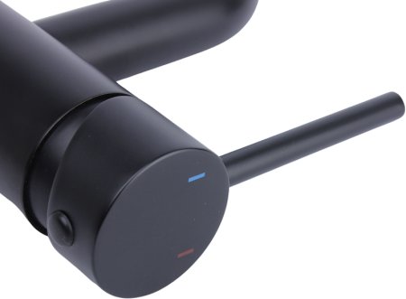 Смеситель для раковины Bronze de Luxe Scandi 1452B Черный матовый 