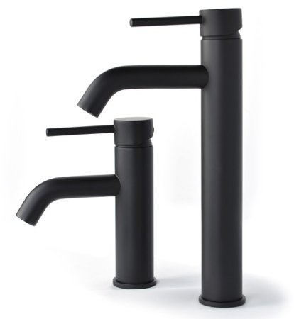 Смеситель для раковины Bronze de Luxe Scandi 1452B Черный матовый 