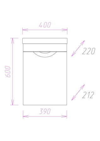 Тумба с раковиной Onika Комо 40.01, белая 