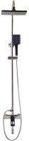 Душевая система Bronze de Luxe Element EL77CB Хром Черный матовый