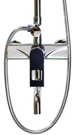 Душевая система Bronze de Luxe Element EL77CB Хром Черный матовый 