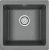 Мойка кухонная Paulmark Brilon PM104546-DG графит 